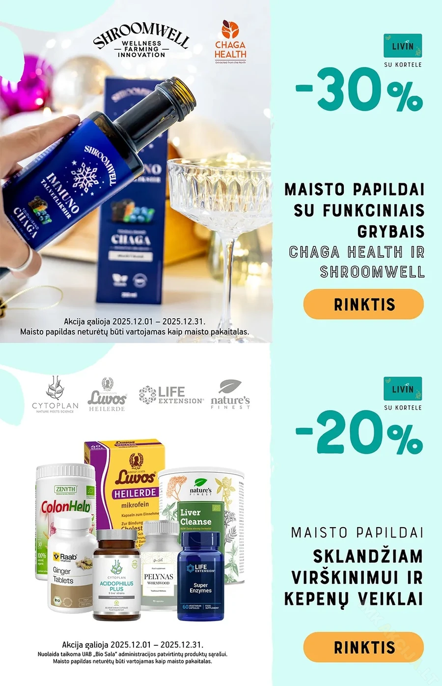 LIVIN gruodžio mėn. TOP pasiūlymai puslapis 2