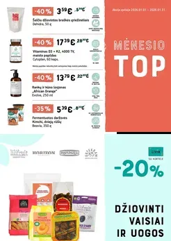 LIVIN sausio mėn. TOP pasiūlymai