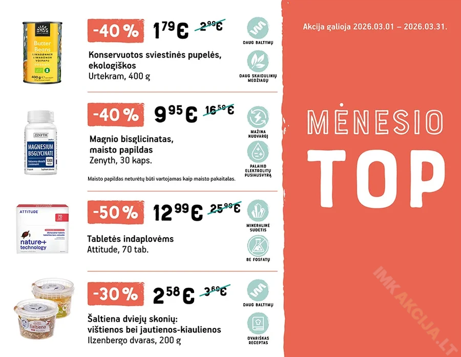 LIVIN kovo mėn. TOP pasiūlymai puslapis 1