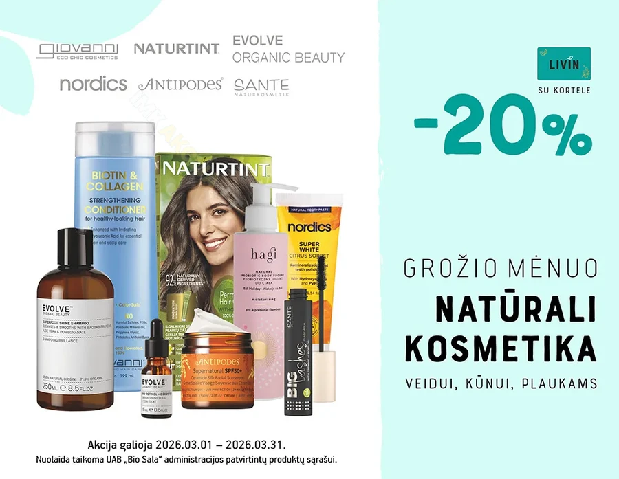 LIVIN kovo mėn. TOP pasiūlymai puslapis 2