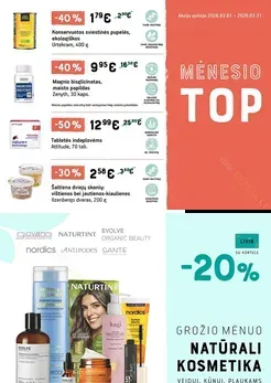 LIVIN kovo mėn. TOP pasiūlymai