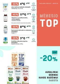 LIVIN balandžio mėn. TOP pasiūlymai