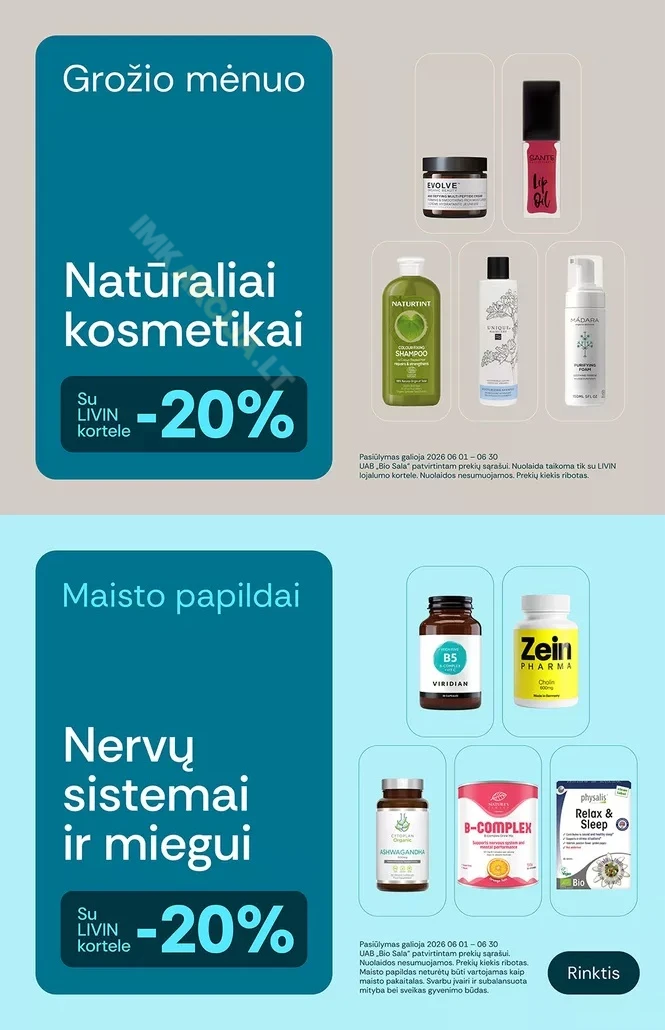 LIVIN birželio mėn. TOP pasiūlymai puslapis 2