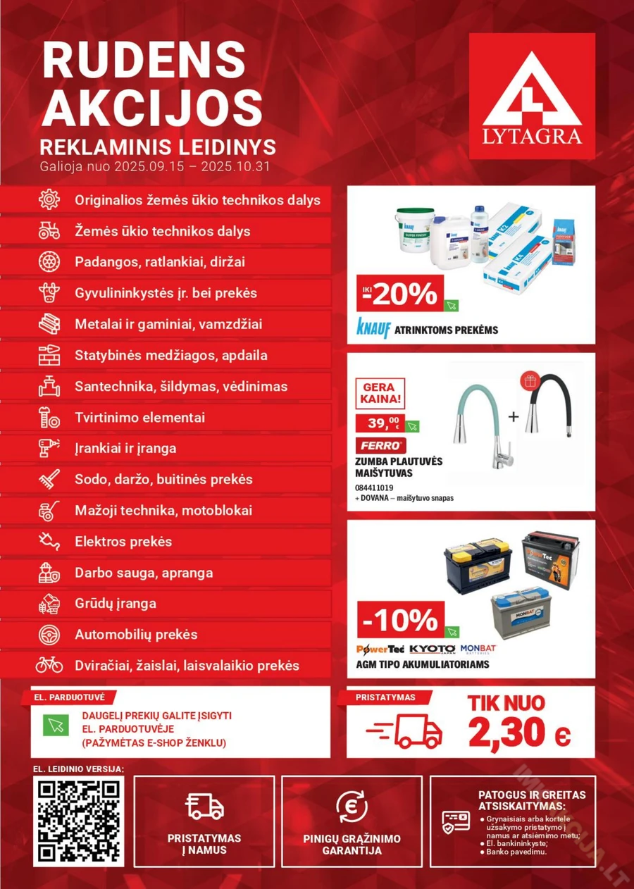 LYTAGRA akcijų leidinys puslapis 1