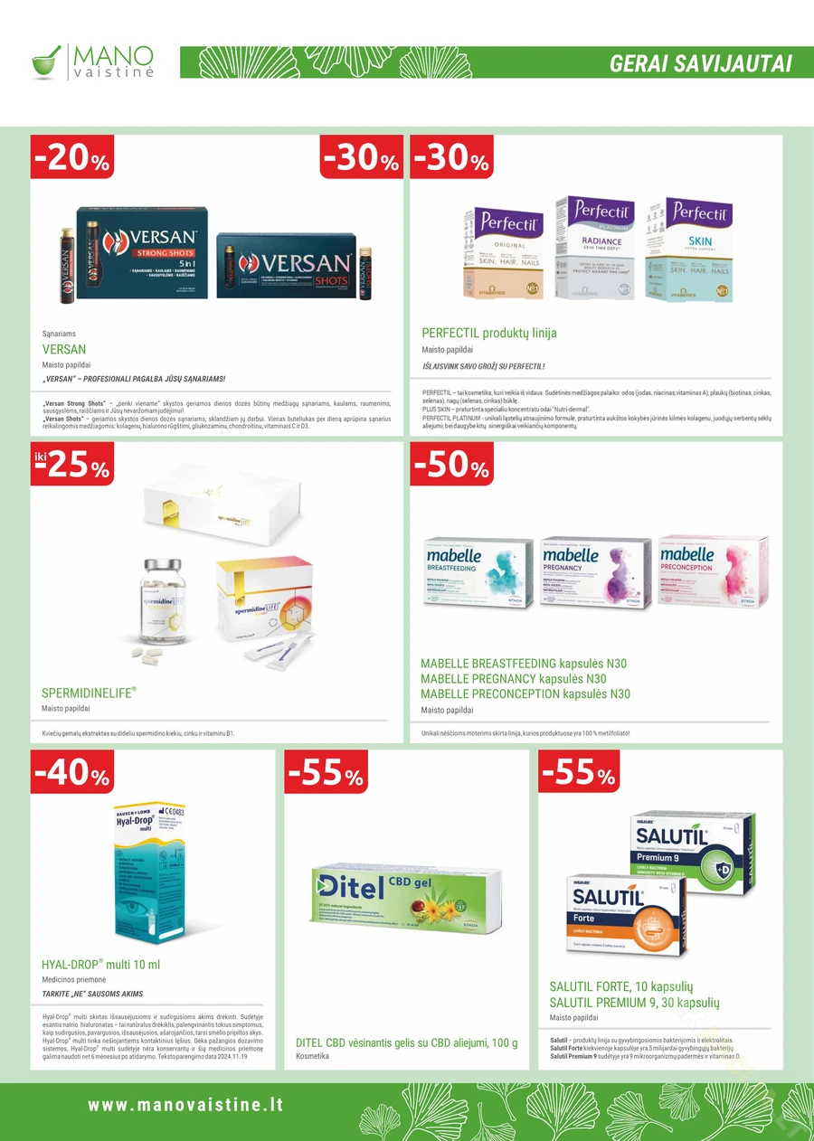 MANO VAISTINĖ akcijų leidinys puslapis 12