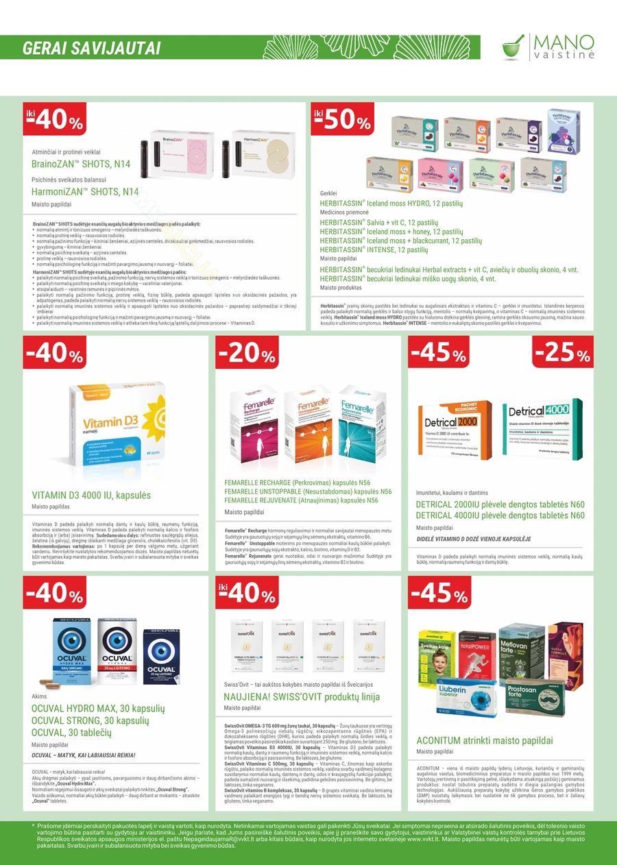 MANO VAISTINĖ akcijų leidinys puslapis 13