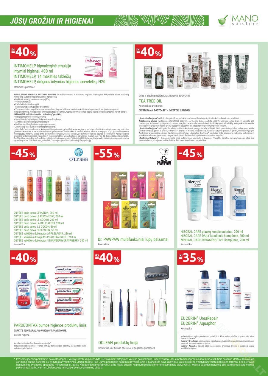 MANO VAISTINĖ akcijų leidinys puslapis 19