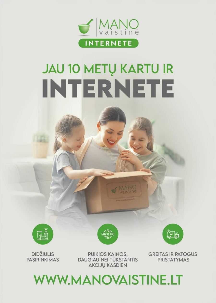 MANO VAISTINĖ akcijų leidinys puslapis 20