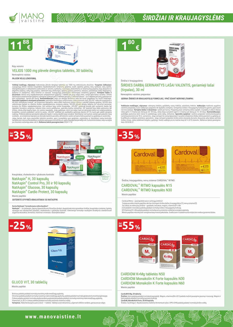 MANO VAISTINĖ akcijų leidinys puslapis 6
