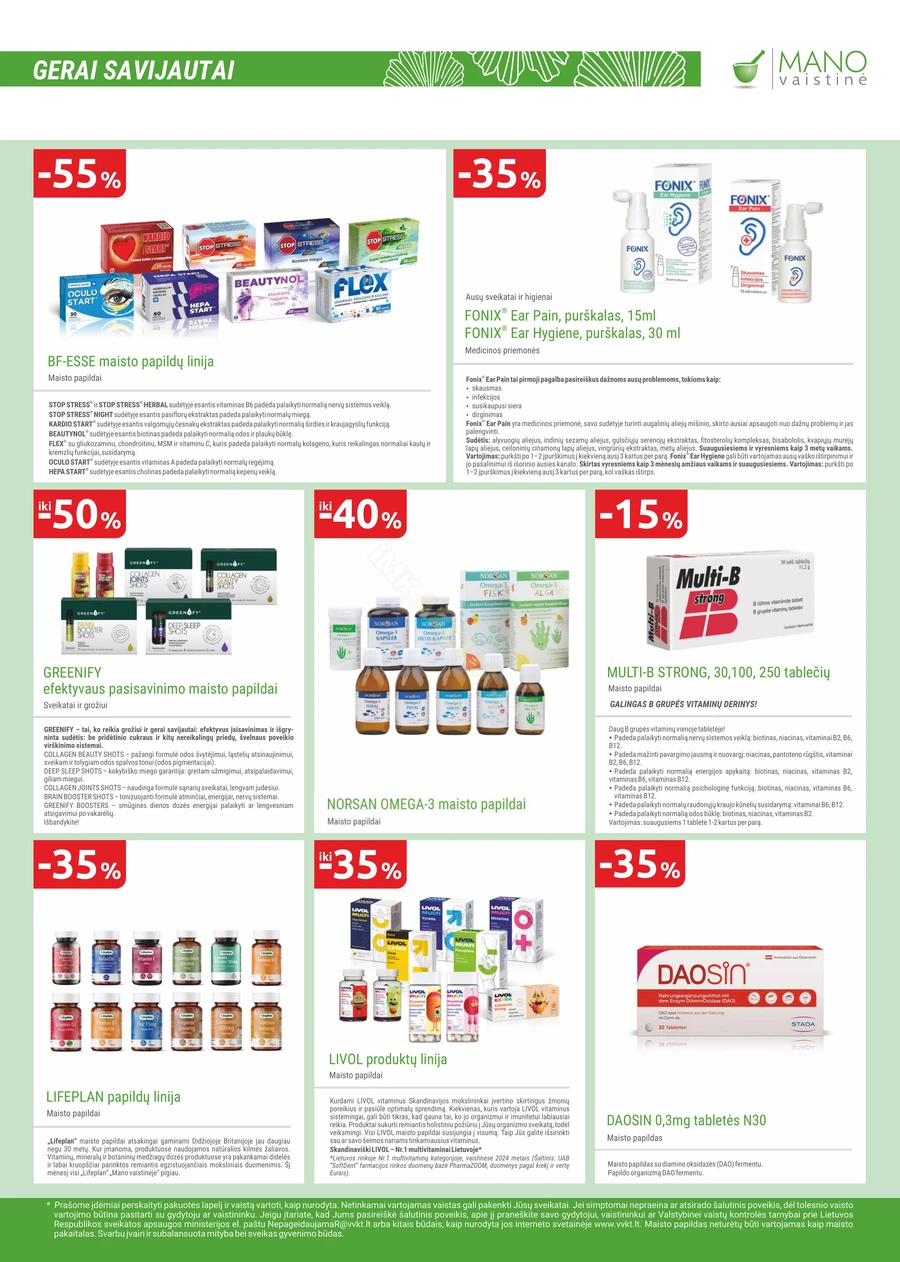 MANO VAISTINĖ akcijų leidinys puslapis 13