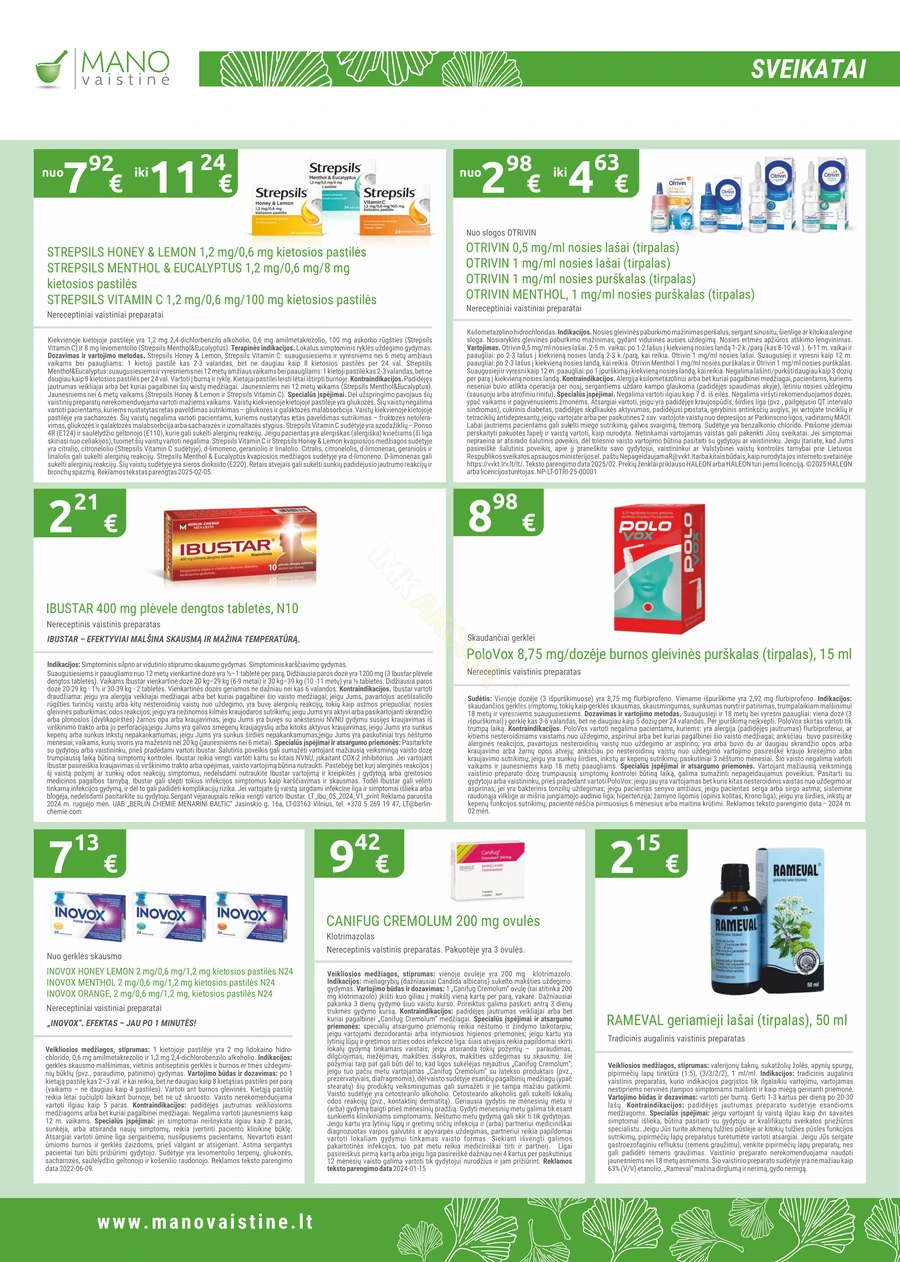 MANO VAISTINĖ akcijų leidinys puslapis 4