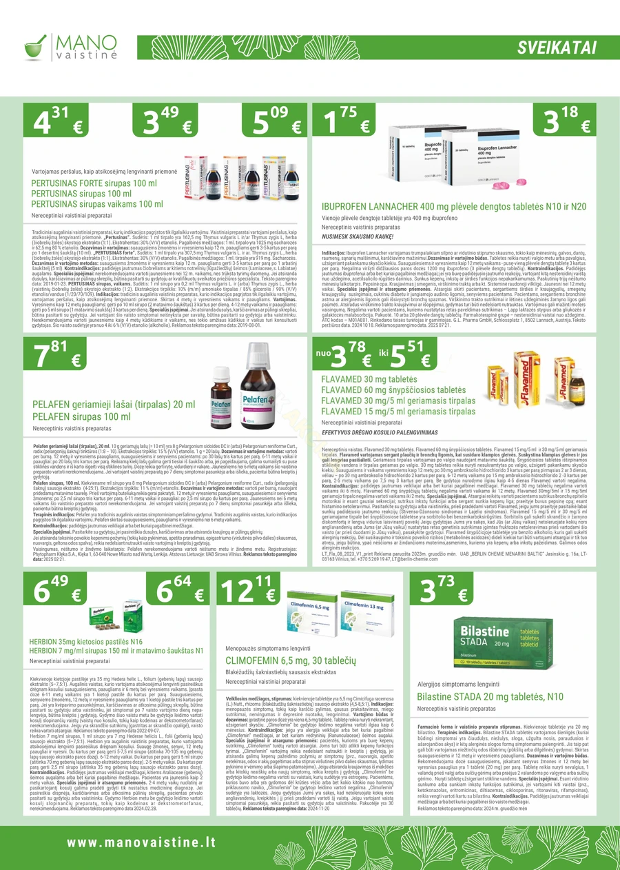 MANO VAISTINĖ akcijų leidinys puslapis 6