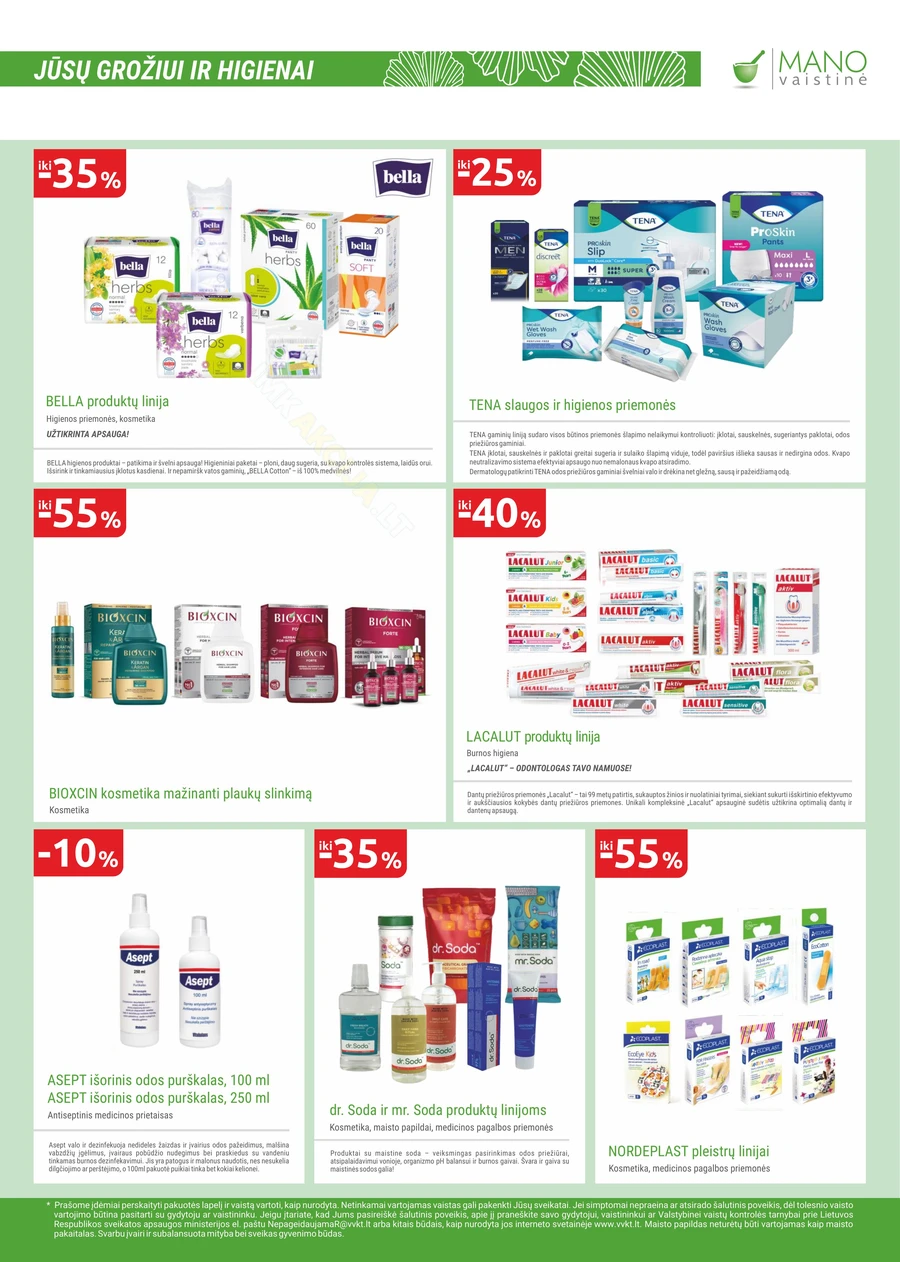 MANO VAISTINĖ akcijų leidinys puslapis 19