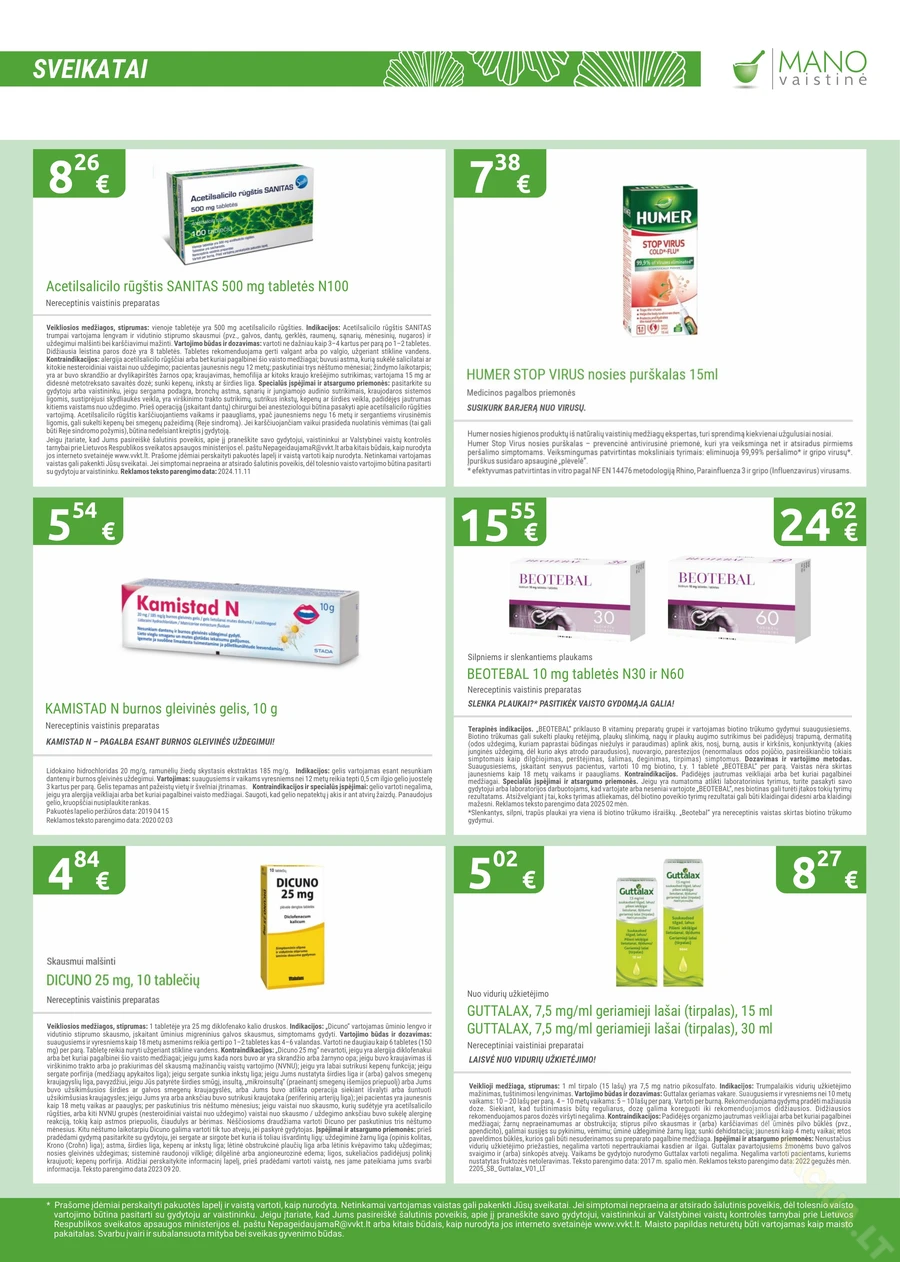 MANO VAISTINĖ akcijų leidinys puslapis 3
