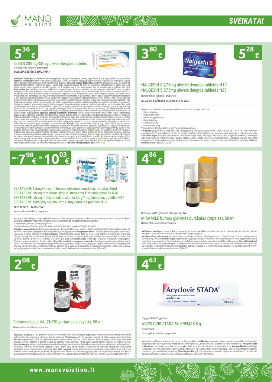MANO VAISTINĖ akcijų leidinys puslapis 4