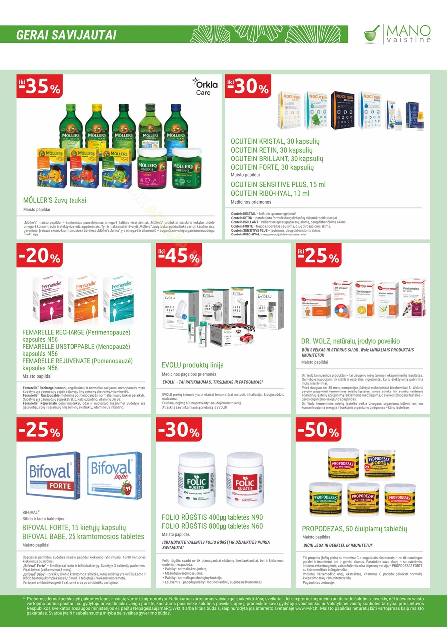 MANO VAISTINĖ akcijų leidinys puslapis 11