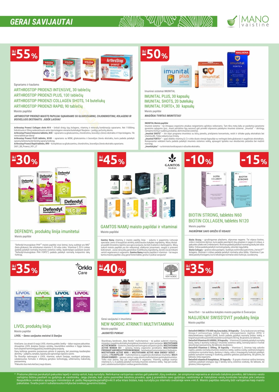 MANO VAISTINĖ akcijų leidinys puslapis 13