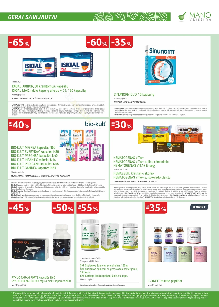 MANO VAISTINĖ akcijų leidinys puslapis 15