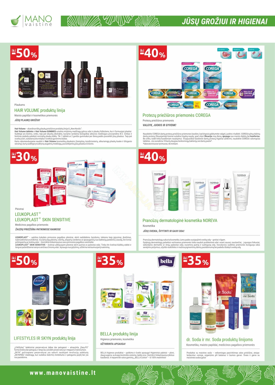 MANO VAISTINĖ akcijų leidinys puslapis 18