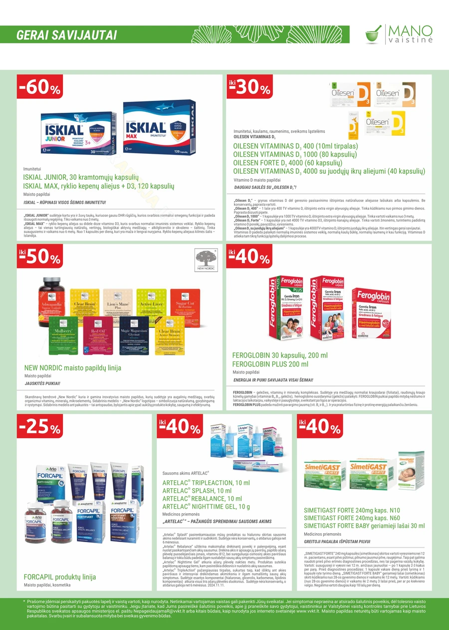 MANO VAISTINĖ akcijų leidinys puslapis 13