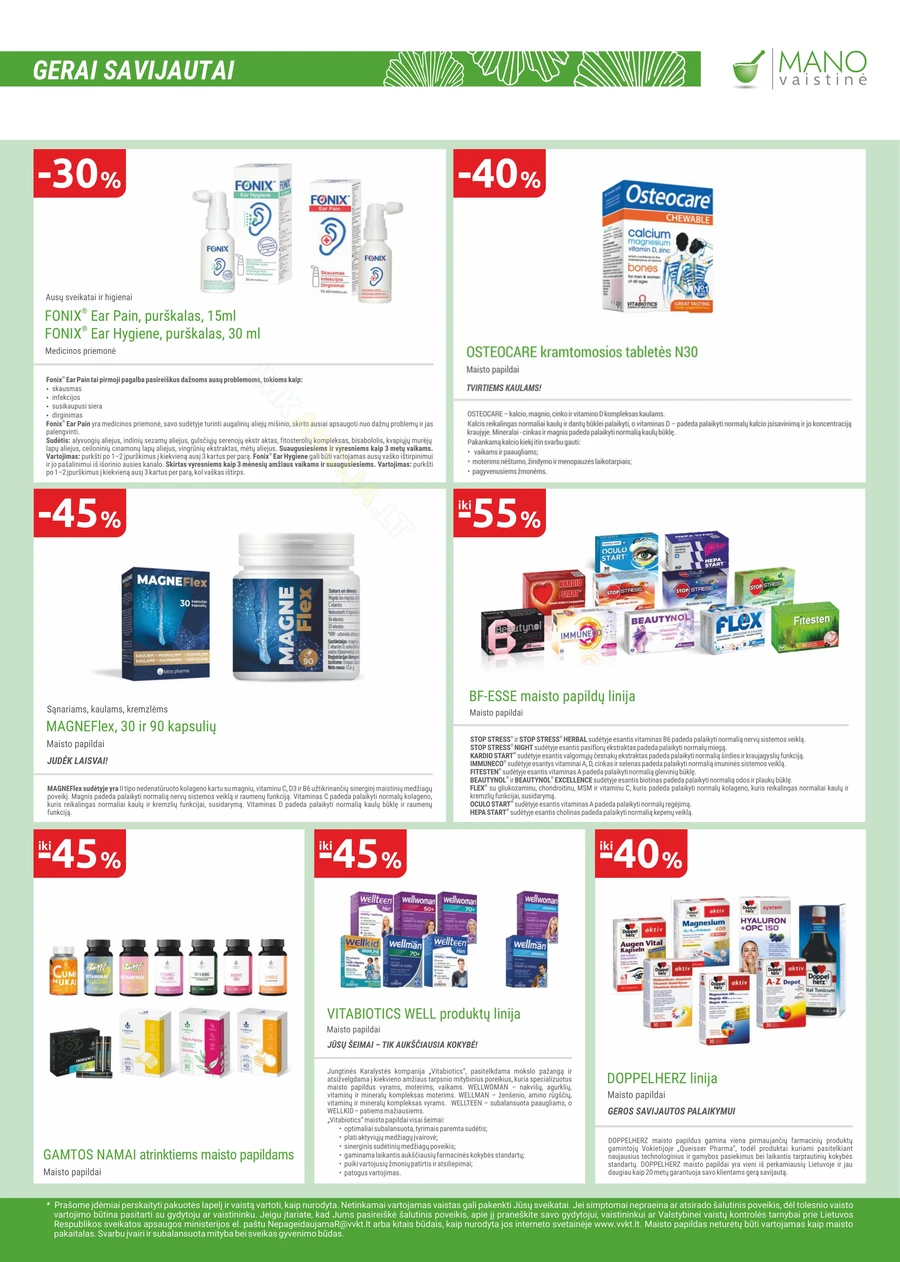 MANO VAISTINĖ akcijų leidinys puslapis 15