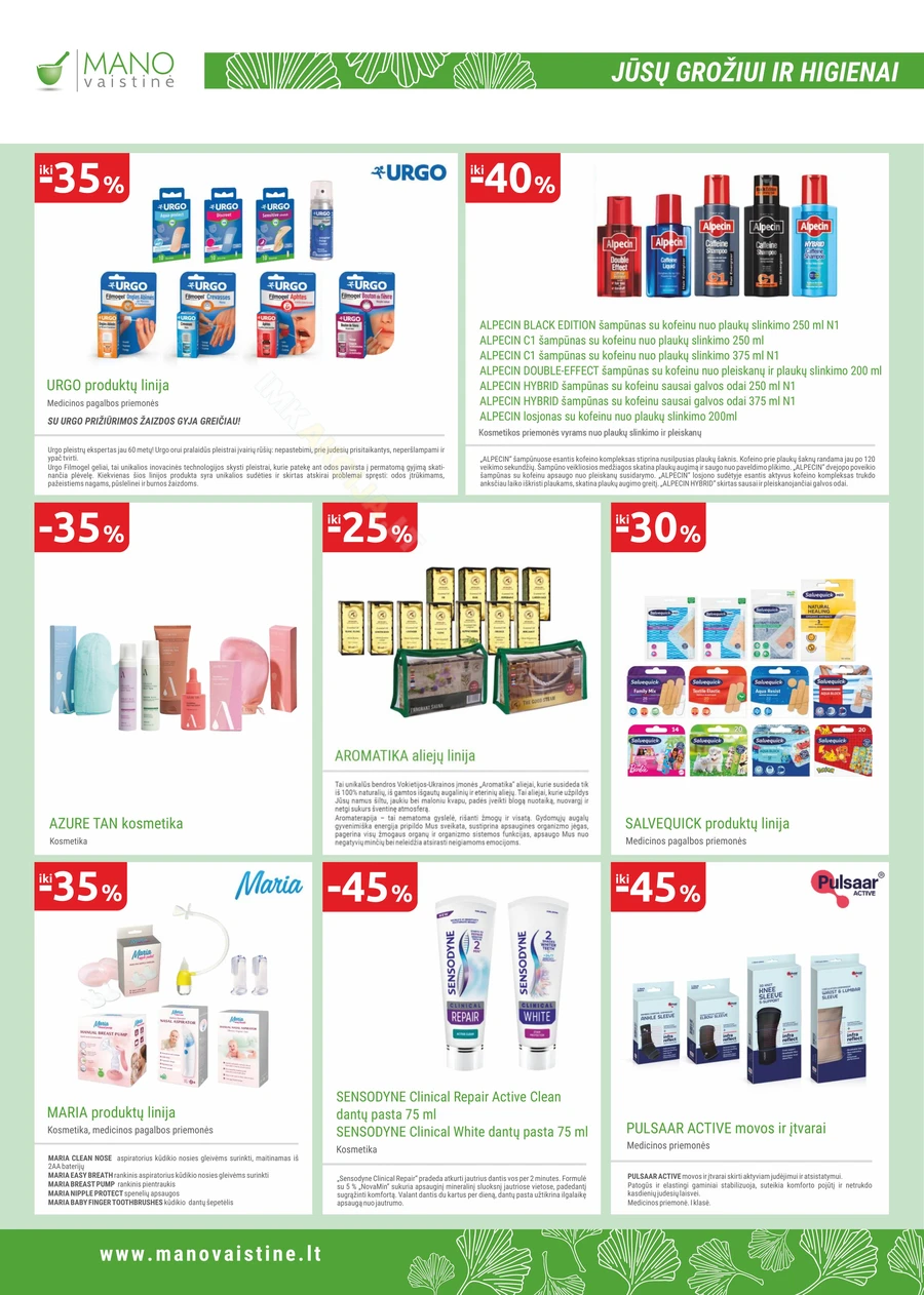 MANO VAISTINĖ akcijų leidinys puslapis 18