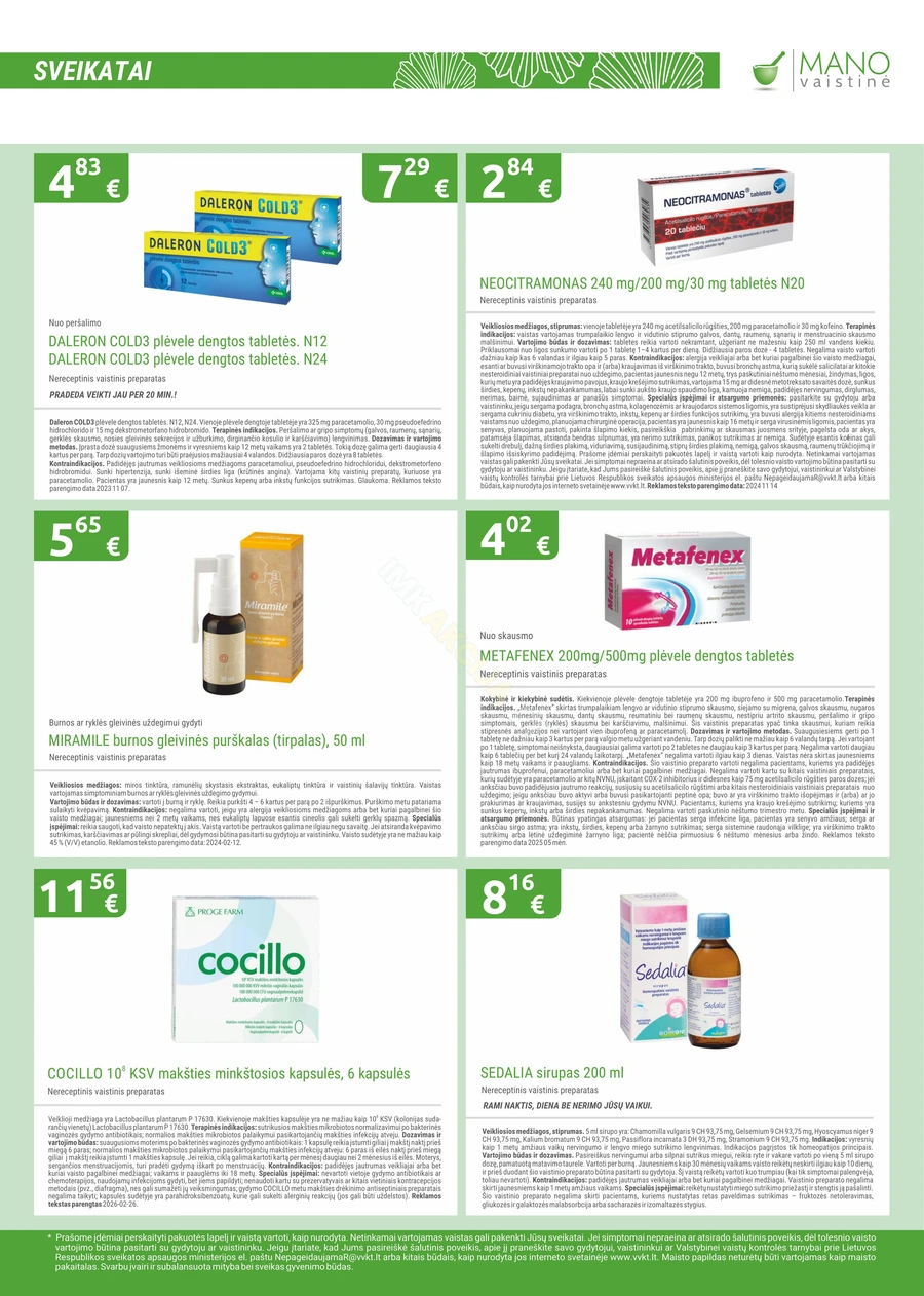 MANO VAISTINĖ akcijų leidinys puslapis 3