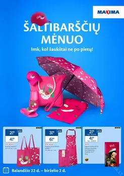 MAXIMA akcijų leidinys „Šaltibarščių mėnuo“