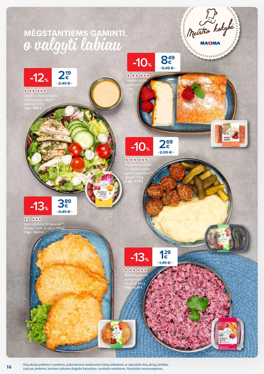 MAXIMA kaininis akcijų leidinys Nr. 23 puslapis 16