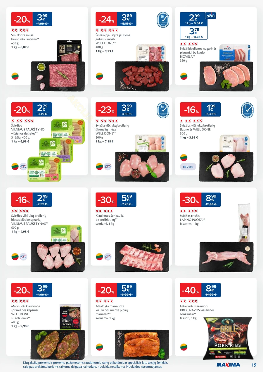 MAXIMA kaininis akcijų leidinys Nr. 23 puslapis 19