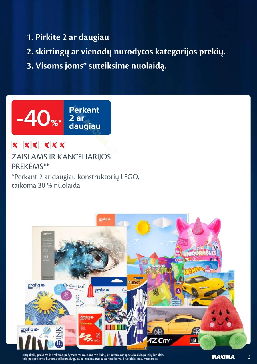 MAXIMA kaininis akcijų leidinys Nr. 23 puslapis 3