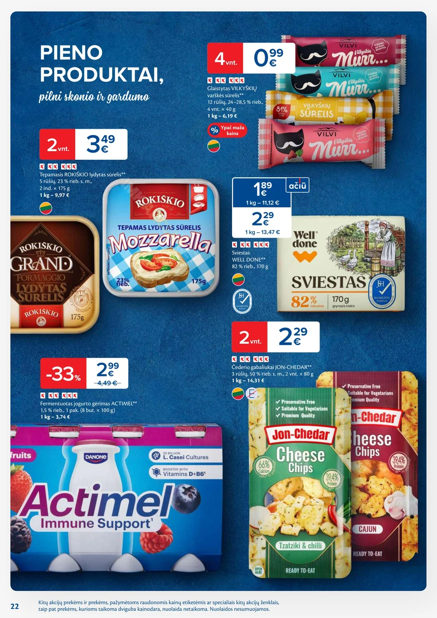 MAXIMA kaininis akcijų leidinys Nr. 23 puslapis 22