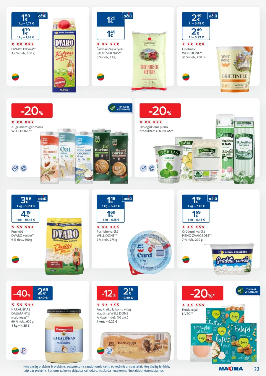 MAXIMA kaininis akcijų leidinys Nr. 23 puslapis 23