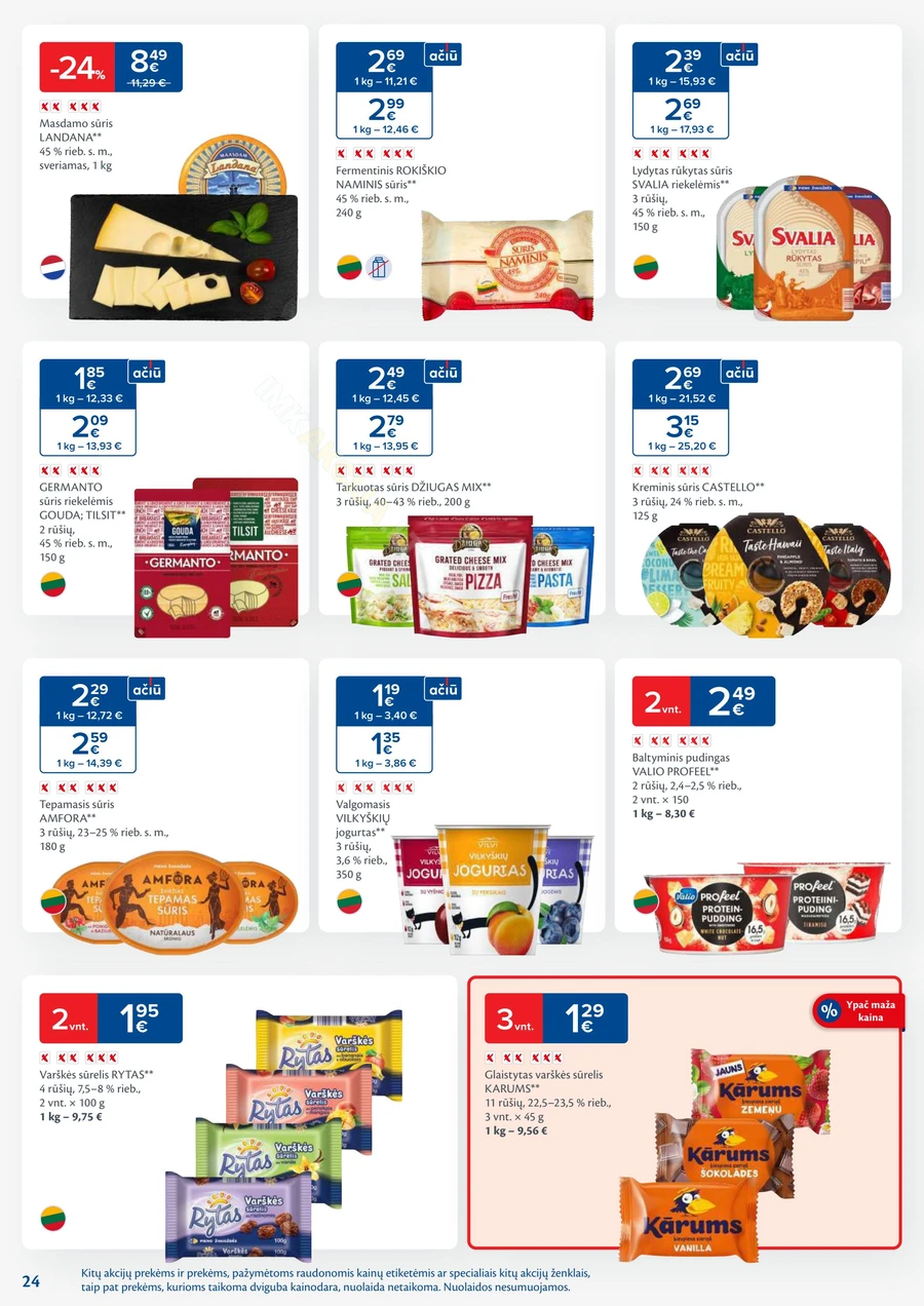 MAXIMA kaininis akcijų leidinys Nr. 23 puslapis 24