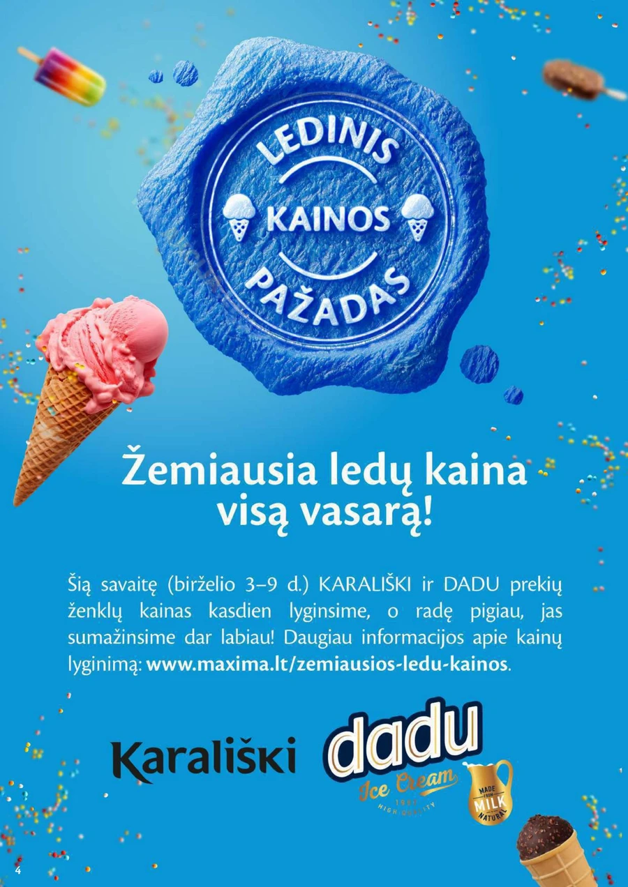 MAXIMA kaininis akcijų leidinys Nr. 23 puslapis 4