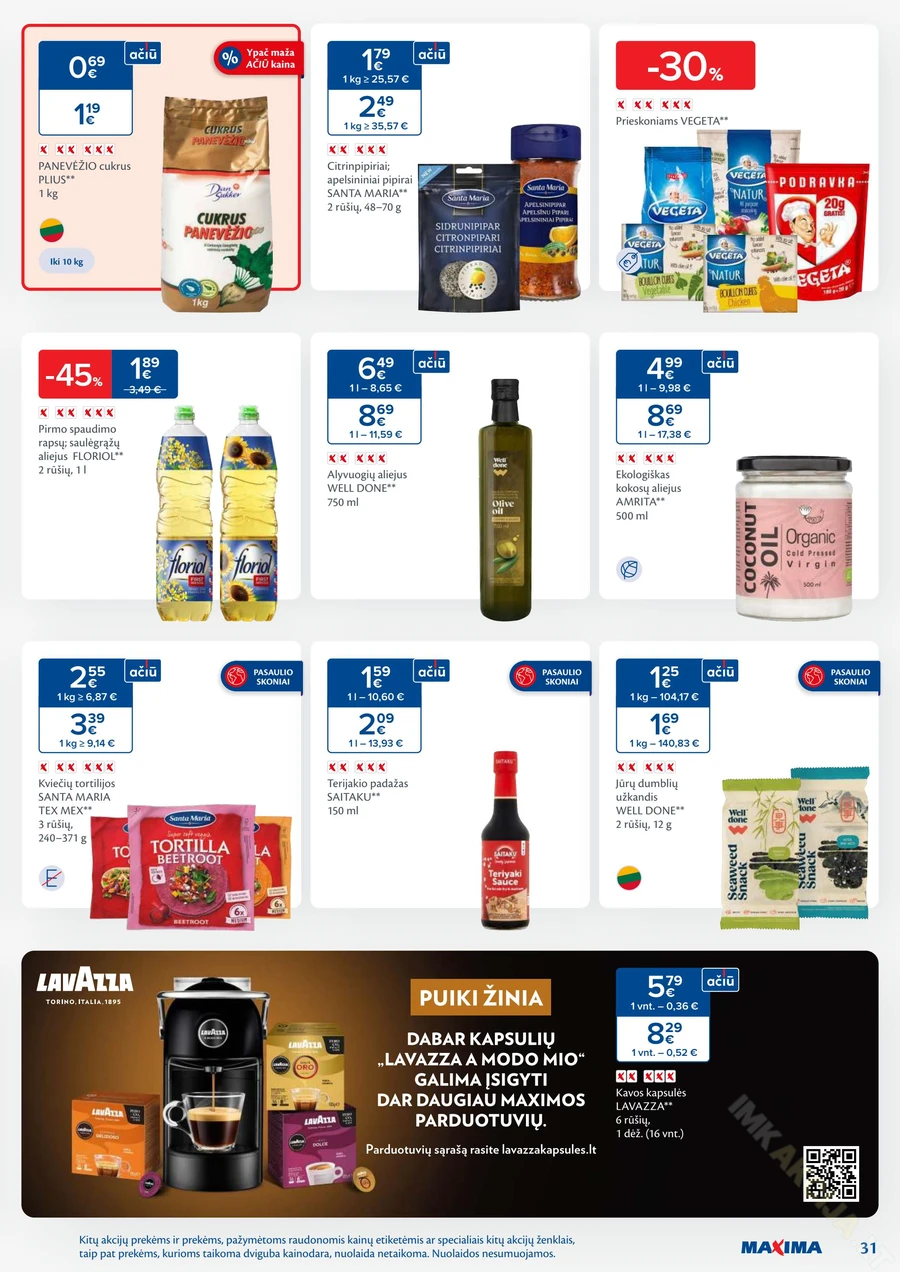 MAXIMA kaininis akcijų leidinys Nr. 23 puslapis 31