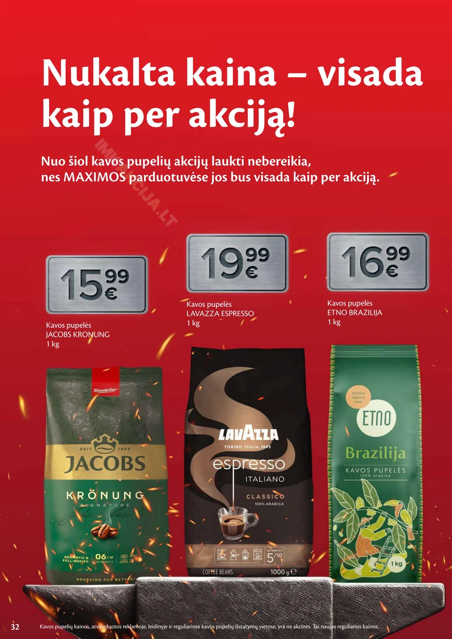 MAXIMA kaininis akcijų leidinys Nr. 23 puslapis 32