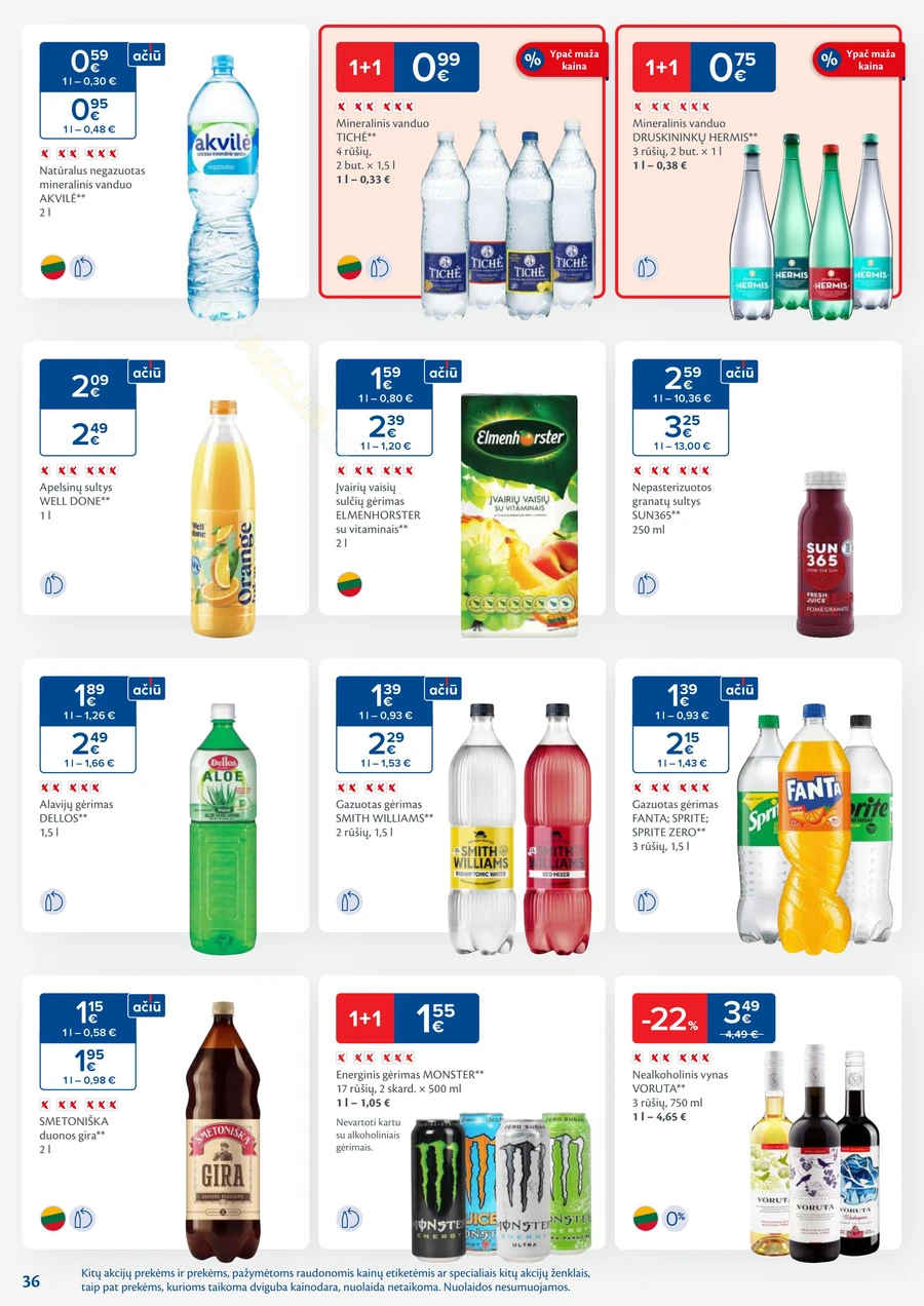 MAXIMA kaininis akcijų leidinys Nr. 23 puslapis 36