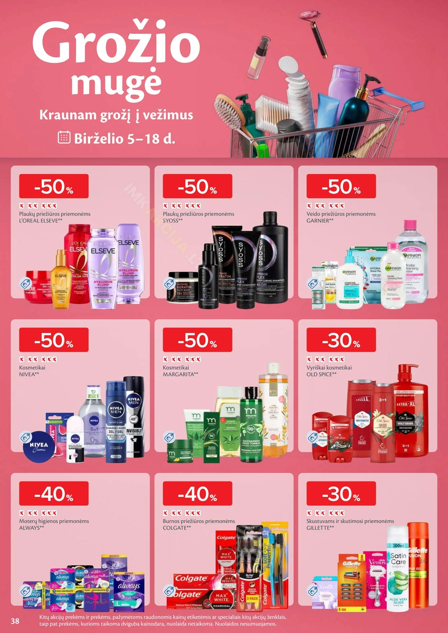 MAXIMA kaininis akcijų leidinys Nr. 23 puslapis 38