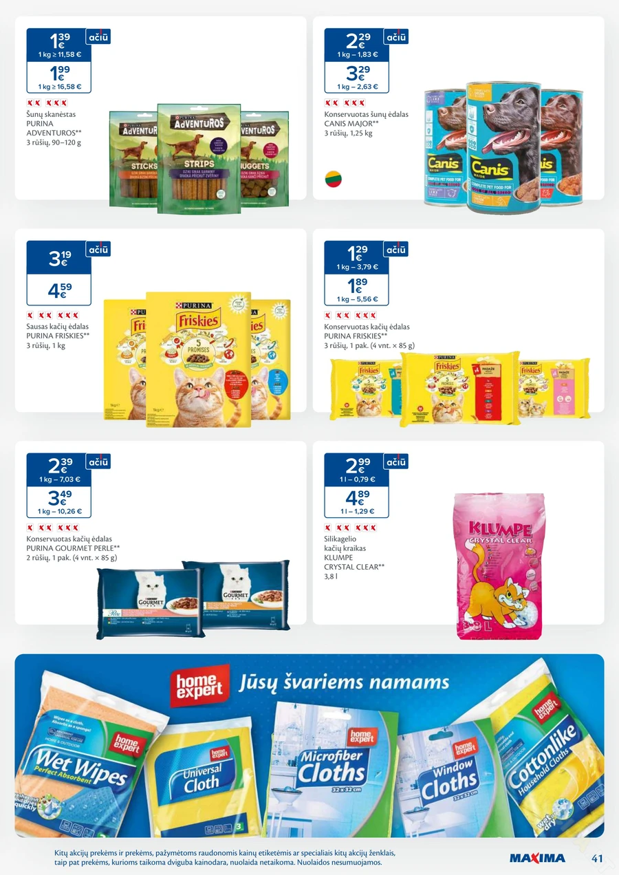 MAXIMA kaininis akcijų leidinys Nr. 23 puslapis 41