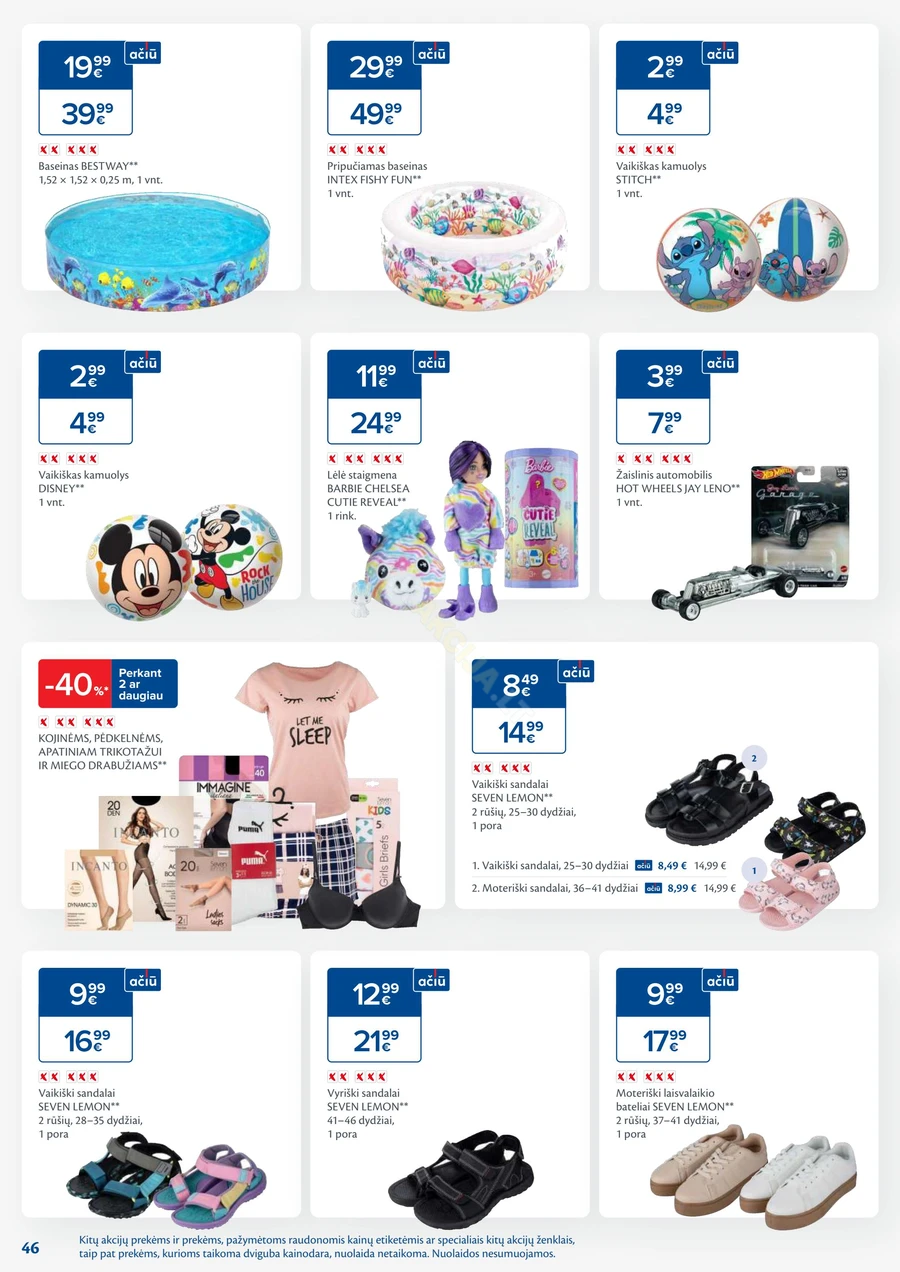 MAXIMA kaininis akcijų leidinys Nr. 23 puslapis 46