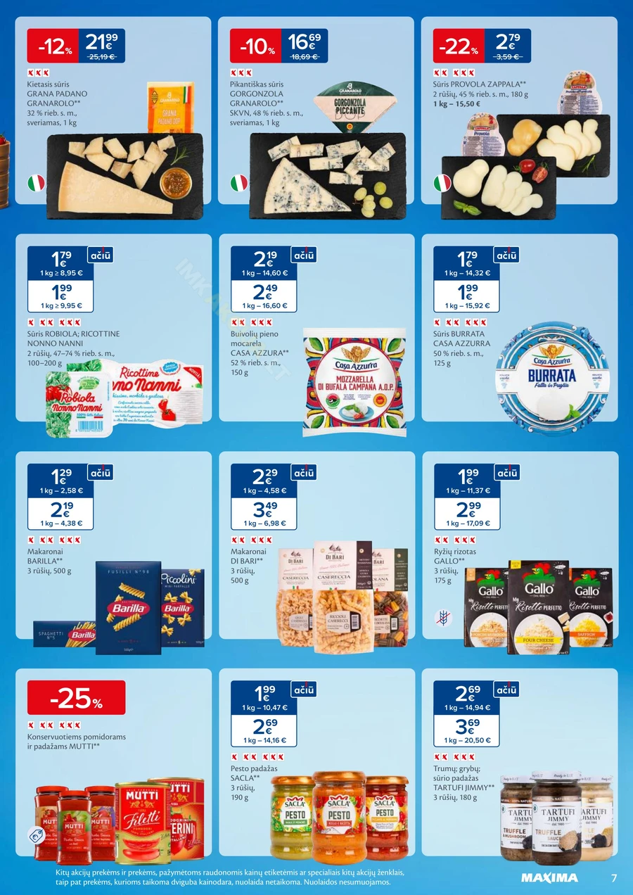 MAXIMA kaininis akcijų leidinys Nr. 23 puslapis 7