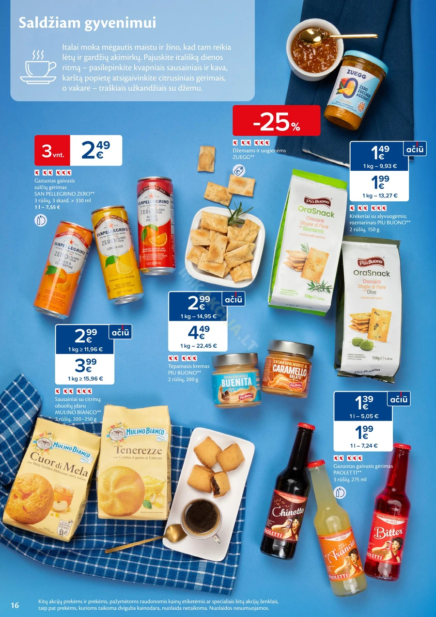 MAXIMA akcijų leidinys „Italijos mėnuo“ puslapis 16