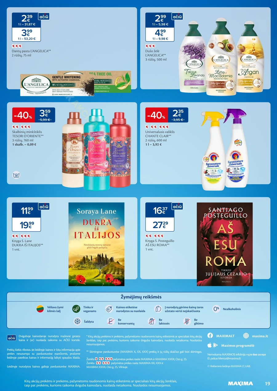 MAXIMA akcijų leidinys „Italijos mėnuo“ puslapis 19