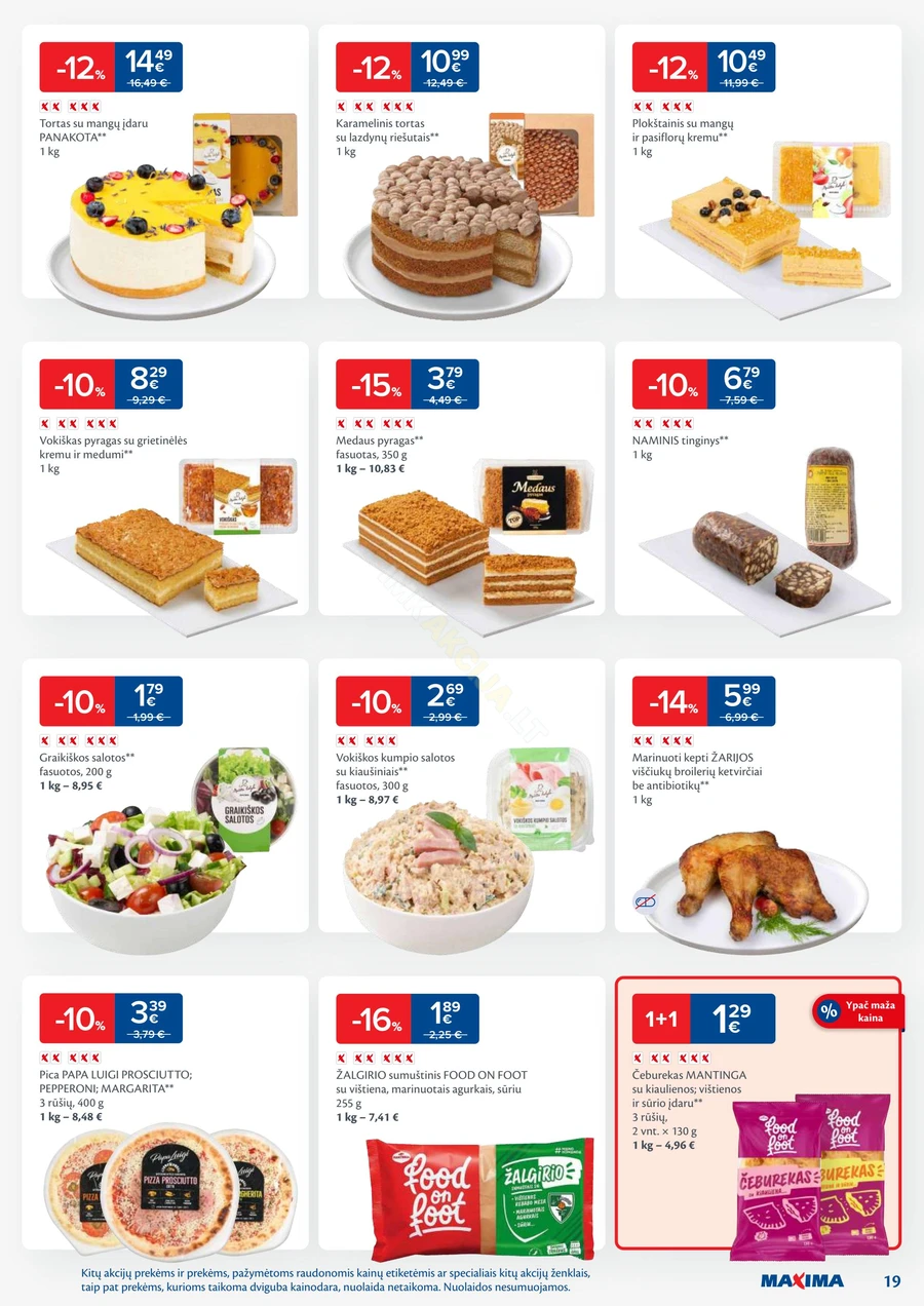 MAXIMA kaininis akcijų leidinys Nr. 27 puslapis 19