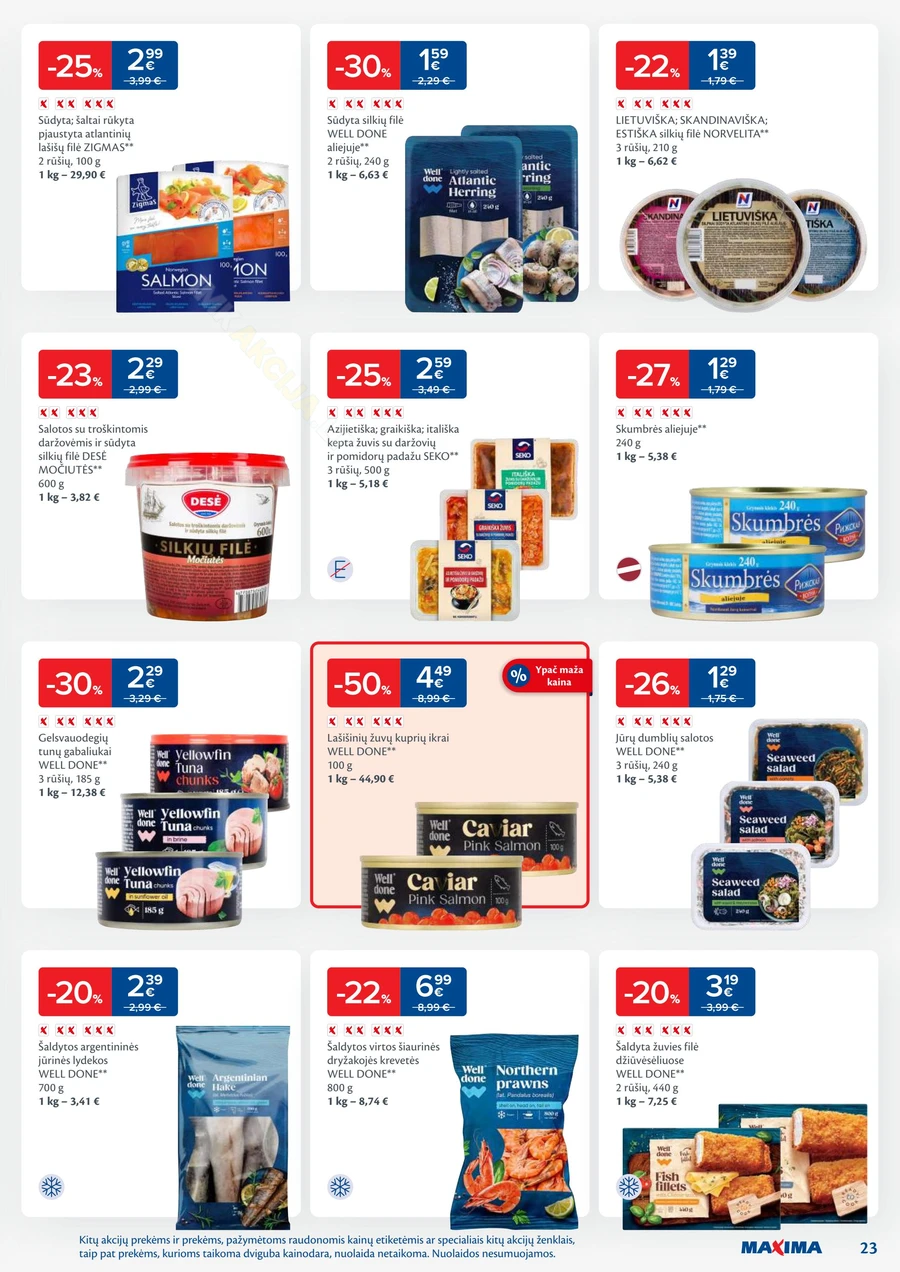 MAXIMA kaininis akcijų leidinys Nr. 27 puslapis 23