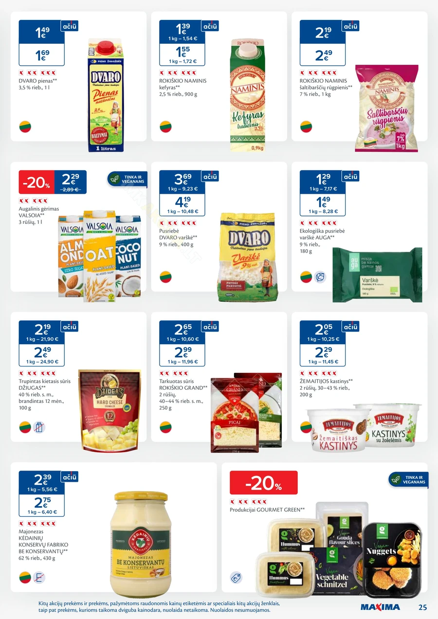 MAXIMA kaininis akcijų leidinys Nr. 27 puslapis 25