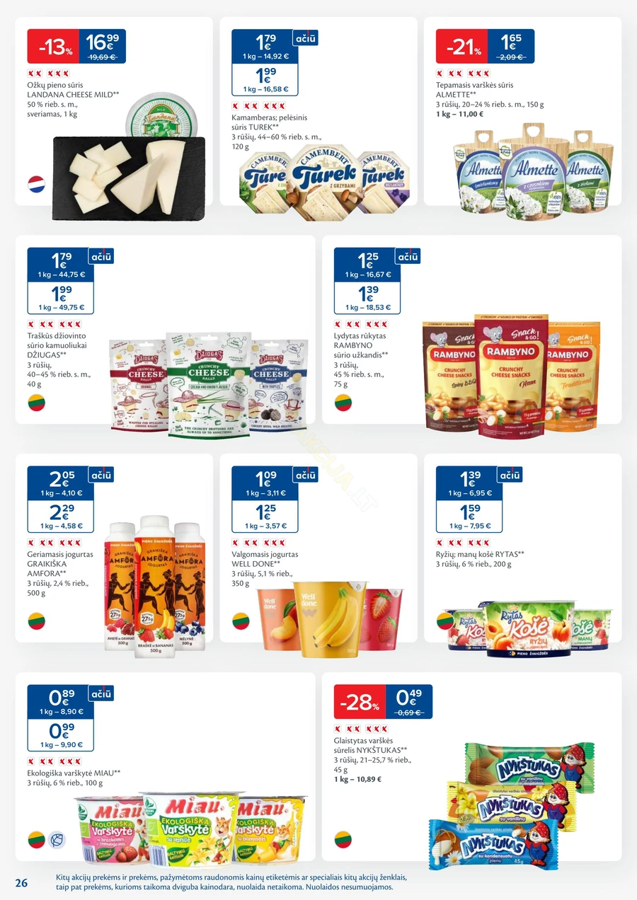 MAXIMA kaininis akcijų leidinys Nr. 27 puslapis 26