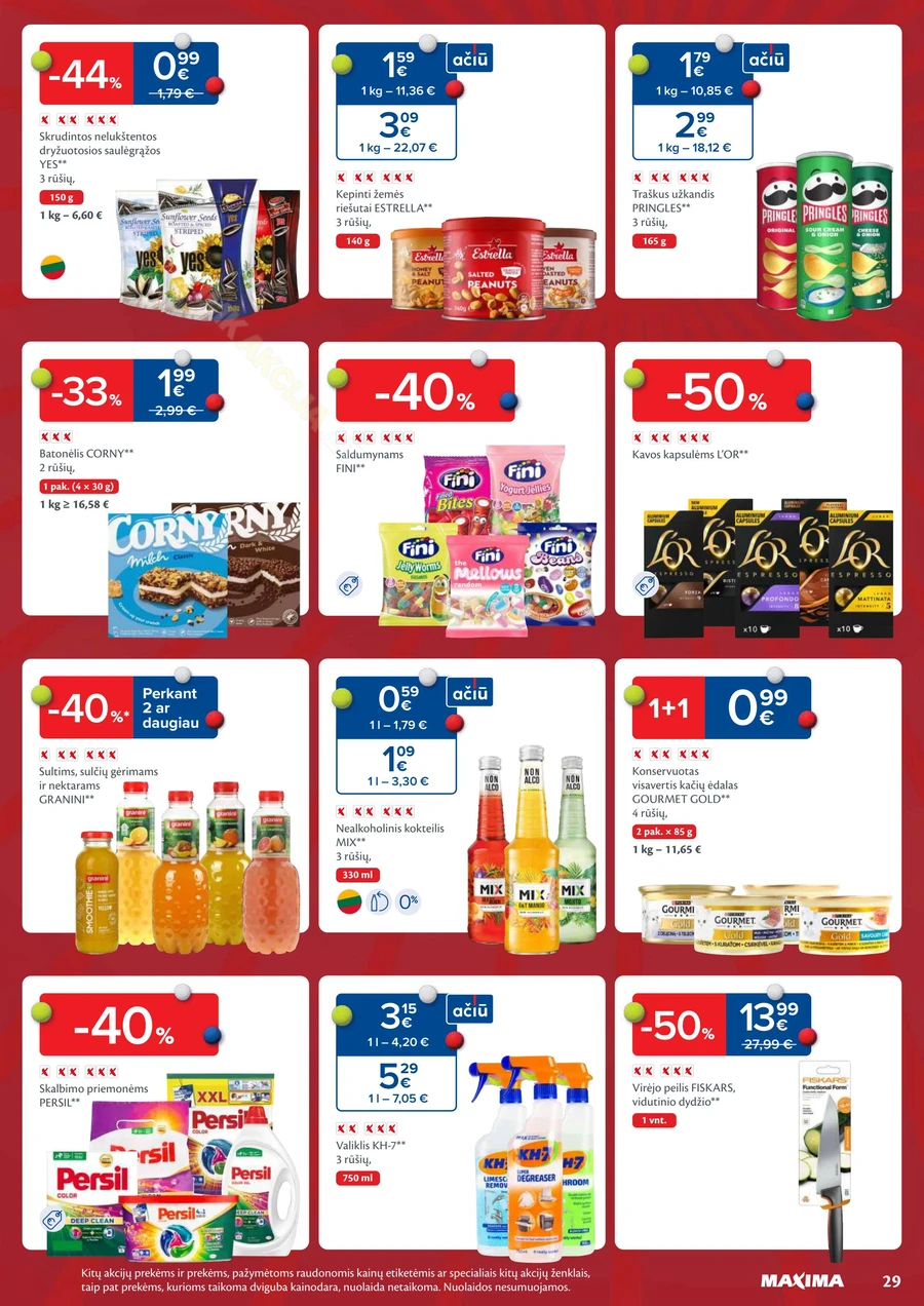 MAXIMA kaininis akcijų leidinys Nr. 27 puslapis 29