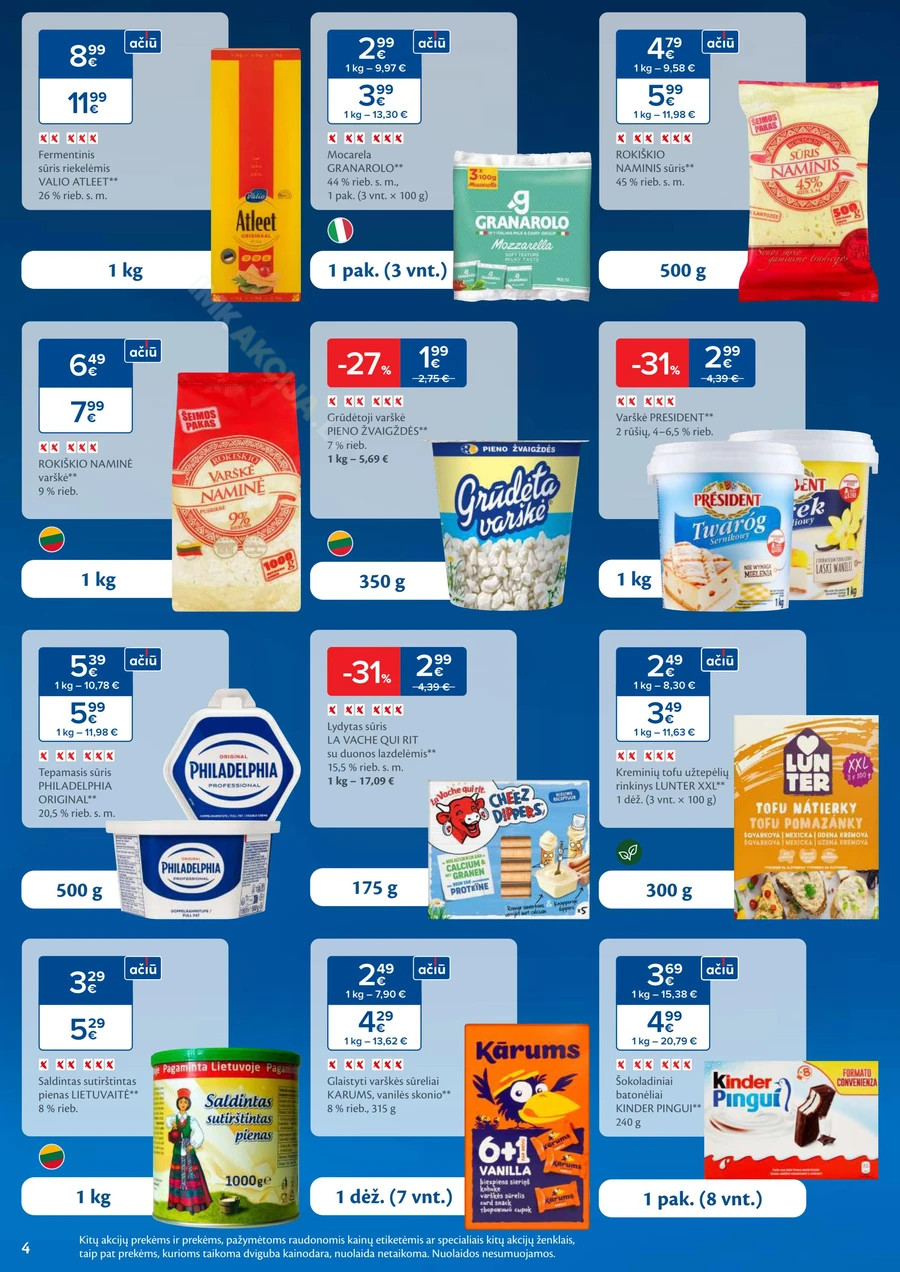 MAXIMA kaininis akcijų leidinys Nr. 27 puslapis 4